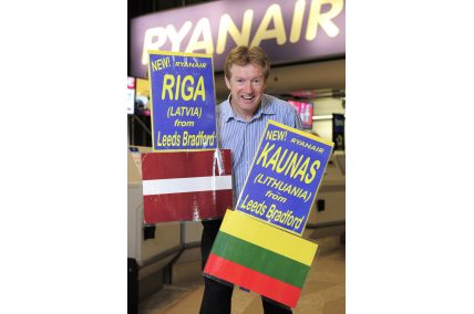 RYANAIR LAUNCHES TWO NEW LEEDS BRADFORD WINTER ROUTES TO/FROM KAUNAS AND RIGA