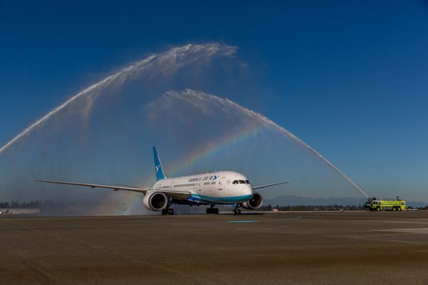 nariman 喝飛shell-3 Port of Seattle welcomes Xiamen Airlines' inaugural flight