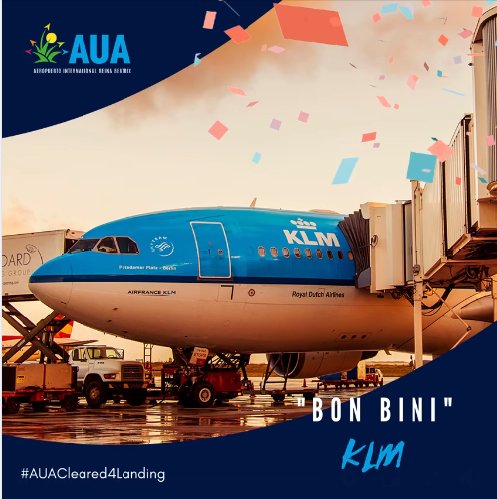 Aruba Airport Welcomes KLM Flight | Aruba Airport Authority N.V. | Routes