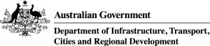 Department of Infrastructure, Transport, Cities and Regional Development, Australia logo