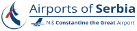 Airports of Serbia logo