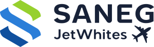 Saneg JetWhites logo
