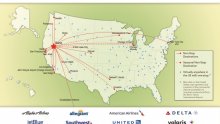 Reno Flight map