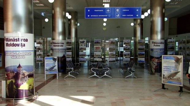 Check-in area