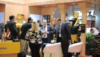 Networking at the Egypt stand