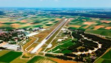 Memmingen Airport from above