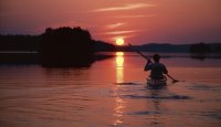 Sunset on Lake Saimaa 