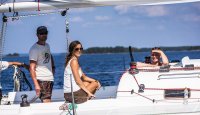 Sailing in Lake Saimaa