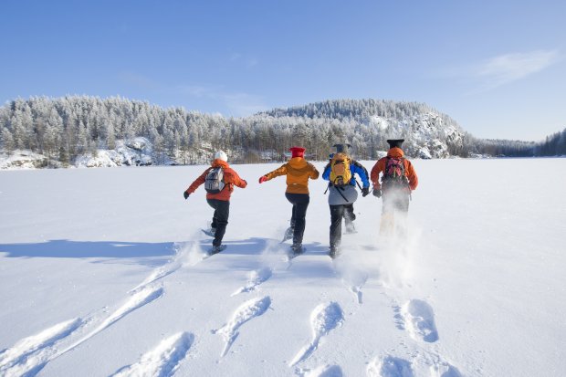 Snowshoeing