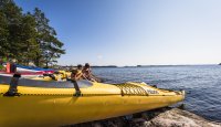 Canoeing trip on Lake Saimaa
