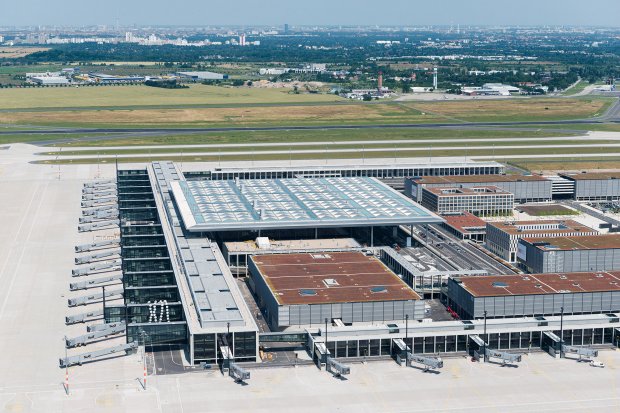 Berlin Brandenburg Airport from above 3