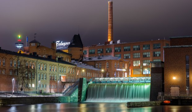 Old Factories by Tammerkoski rapid in city centre - Atacan Ergin