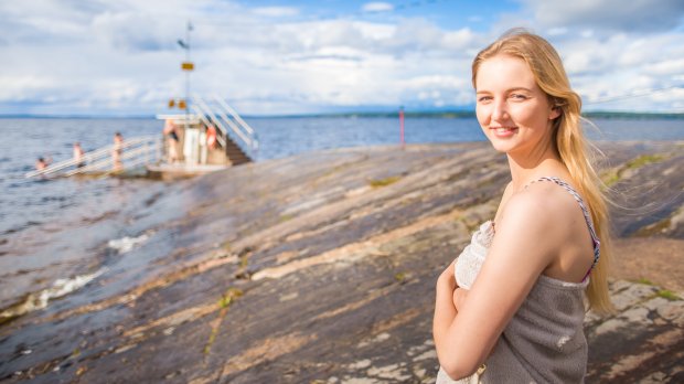 Rauhaniemi public sauna at summer - Laura Vanzo