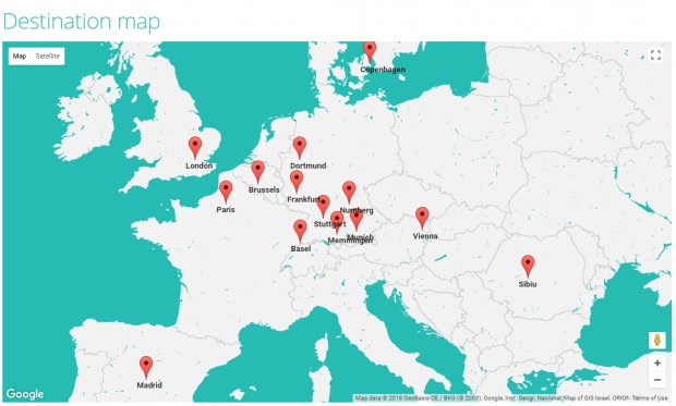 Destination Map