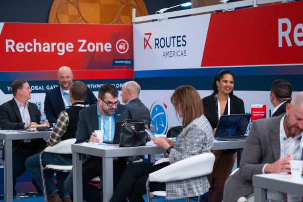 Routes Americas 2023 recharge zone