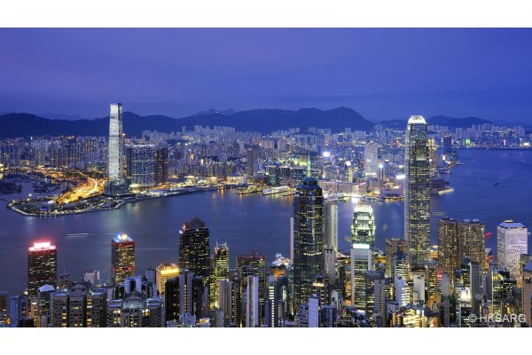 Hong Kong skyline 