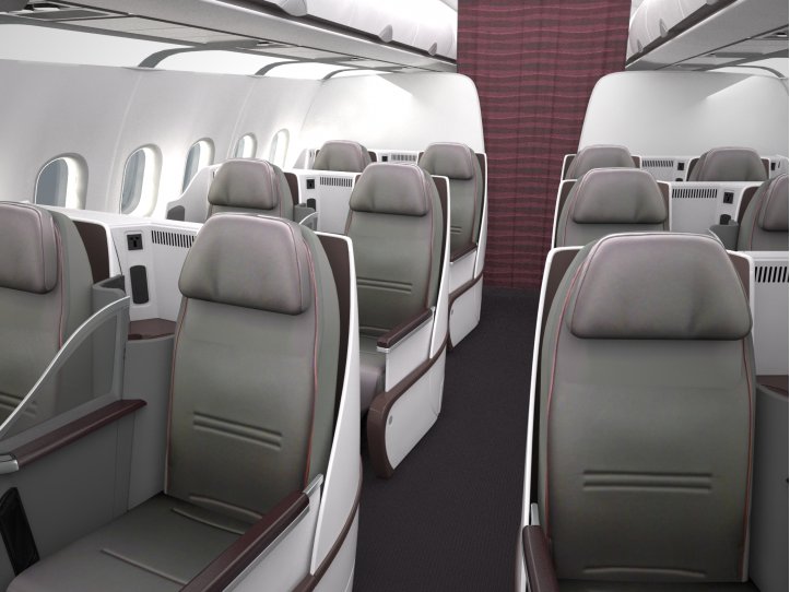 Qatar Airways' new Premium A319 Configuration