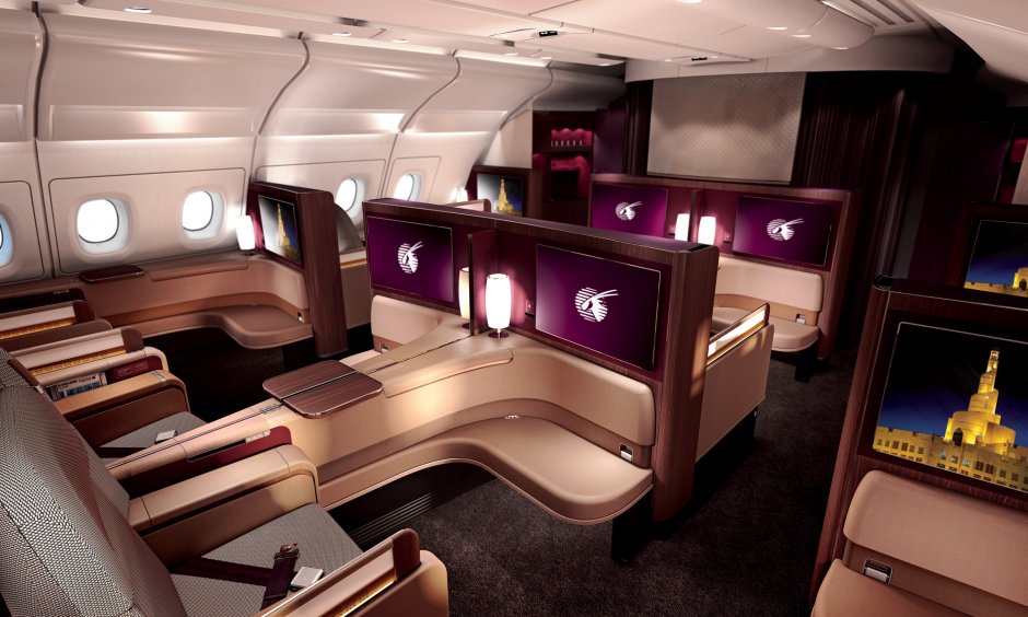 Qatar A380 First Class Seat