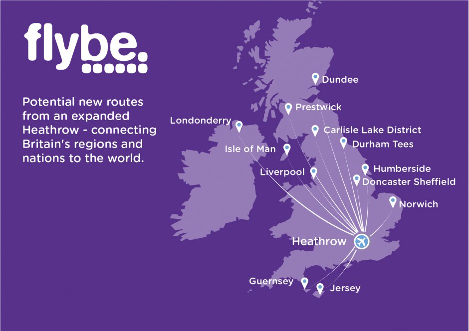 jersey to heathrow flybe