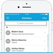 Event App Page - Attendee List