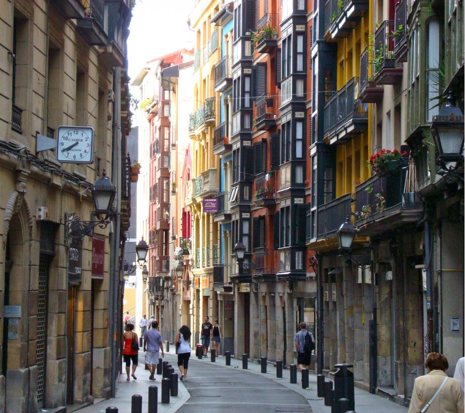 Bilbao old town street