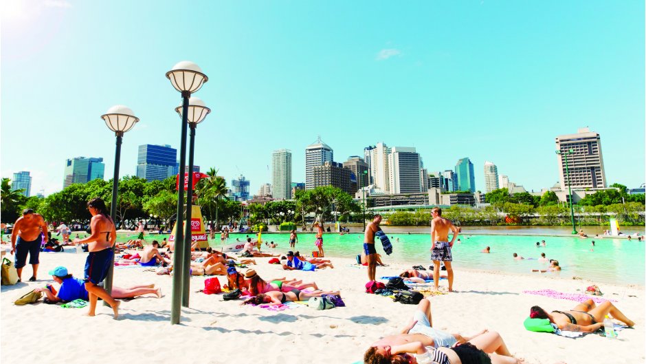 Brisbane South Bank Beach