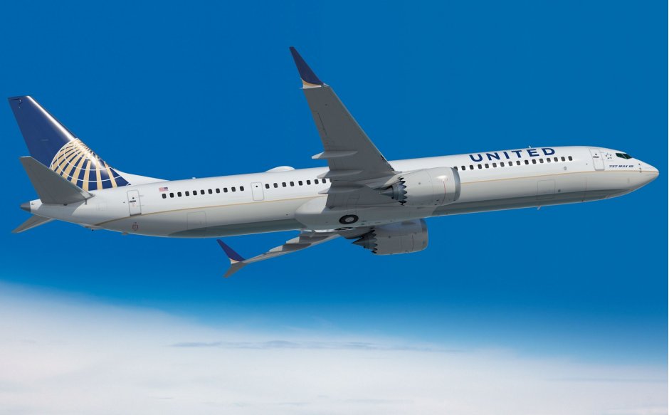 United boeing 737 max10