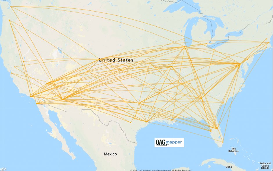 Southwest's 737Max network 