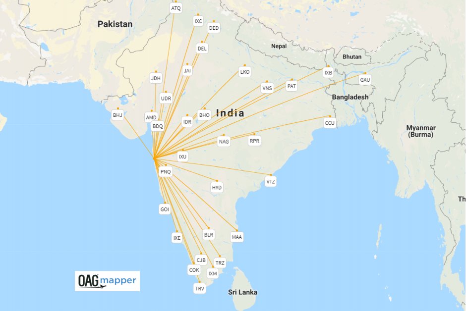 Jet Airways Q218 from BOM