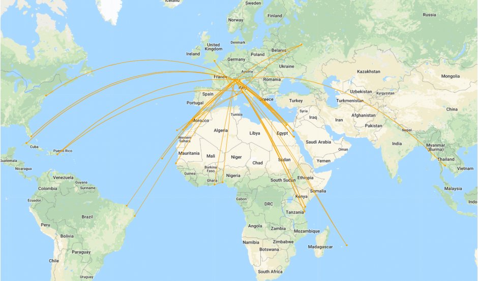 Meridiana Fly Route Map Airline In Focus: Air Italy | Routes