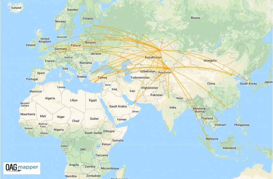 Карта полетов с7 из новосибирска