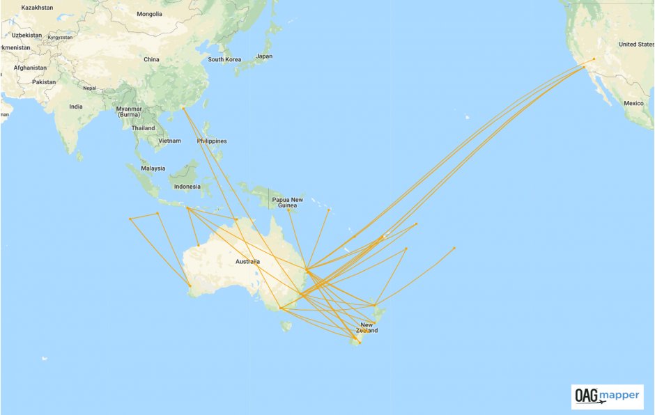 Virgin Australia Flight Map Airline In Focus: Virgin Australia | Routes