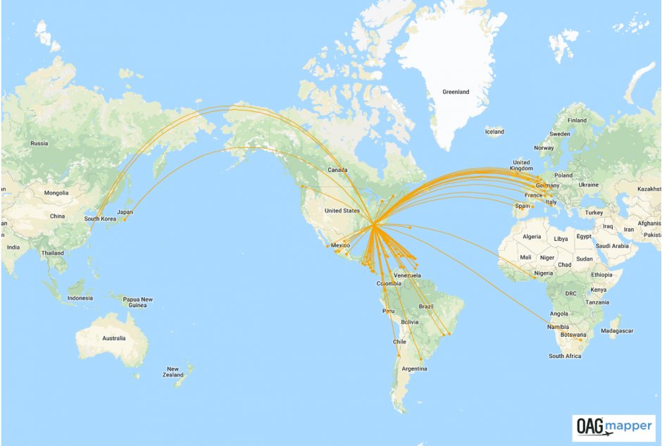 delta airlines world route map