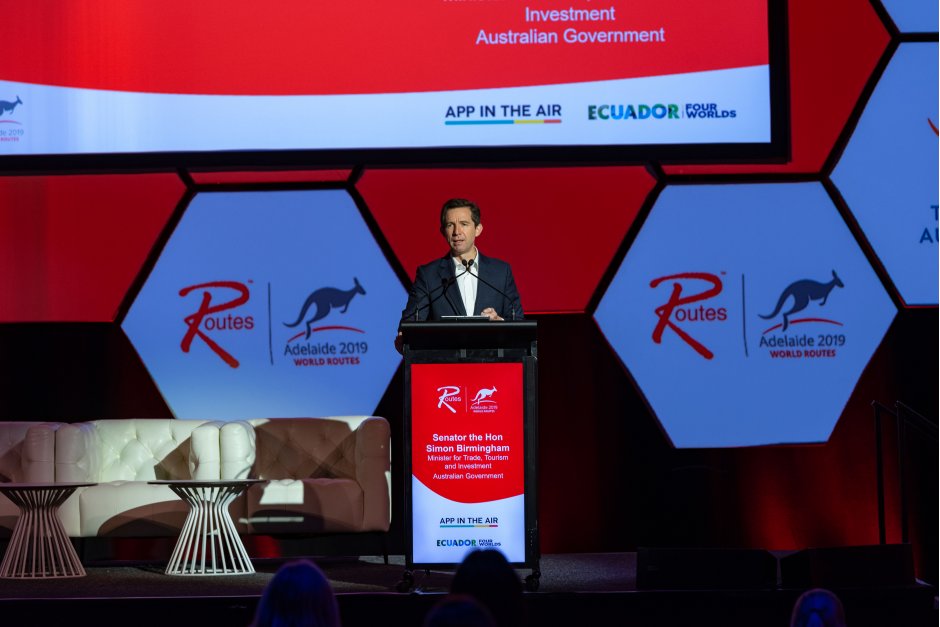 Hon. Simon Birmingham at World Routes