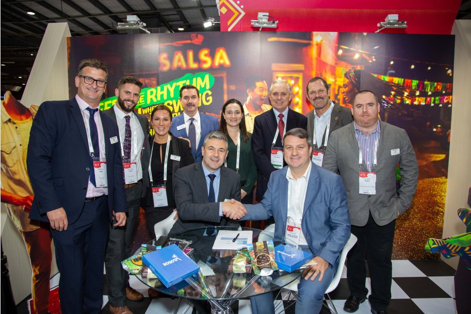 Colombia signing at World Routes 2019 for Routes Americas 2021