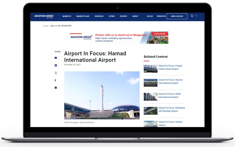 R360 airport in focus editorial feature