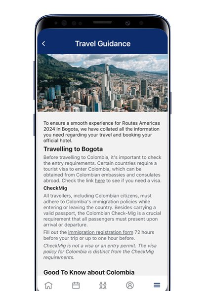 travel guidance app