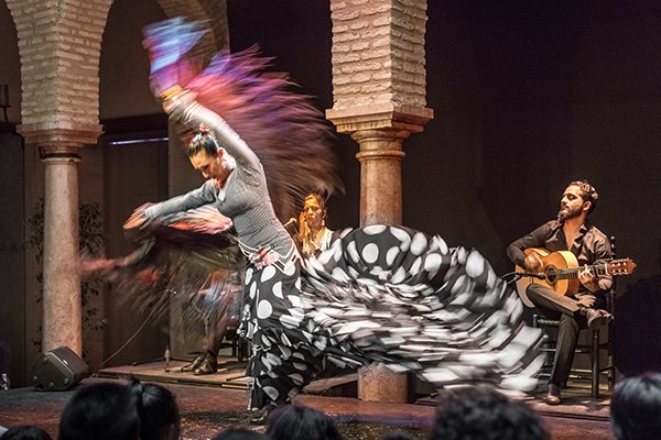 Flamenco dancing