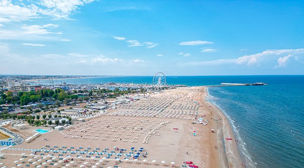 Rimini beach