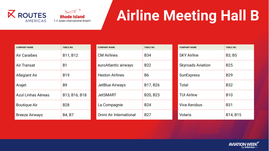 RAM26 Airline Table Plan-Hall B-List Only