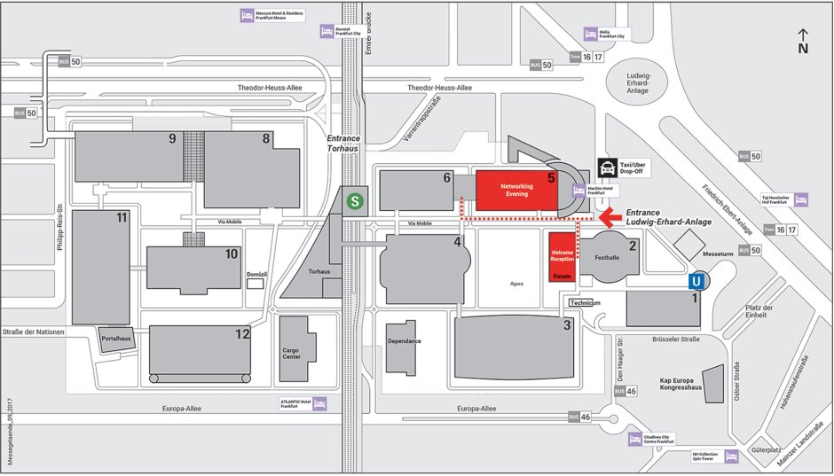 Routes World Networking Events maps